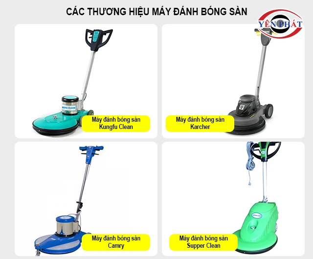 các thương hiệu máy đánh bóng sàn lớn