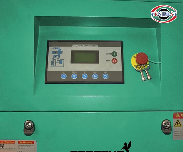 bảng điều khiển của máy nén khí trục vít Pegasus TMPM350A