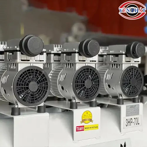 Máy nén hơi không dầu Pegasus TM-OF750x3-70L 3