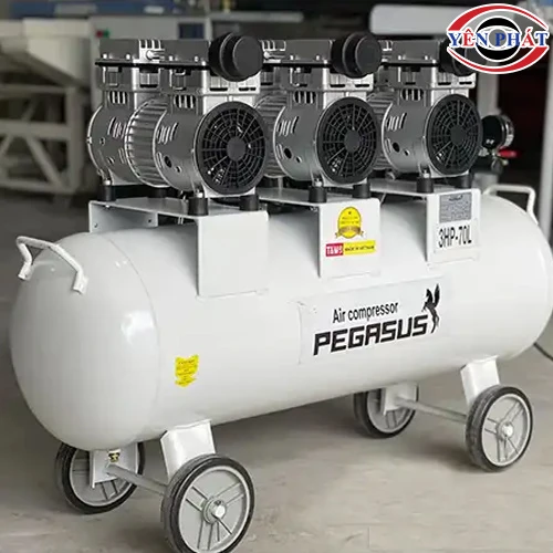 Máy nén hơi không dầu Pegasus TM-OF750x3-70L 5