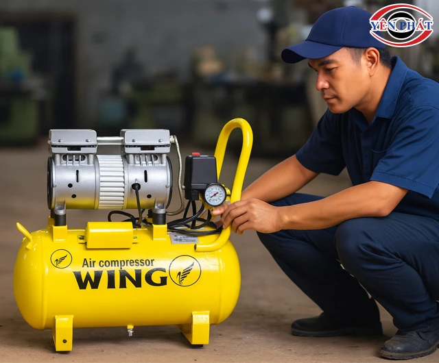 Lợi ích khi dùng máy nén khí Wing TW-OF550-25L