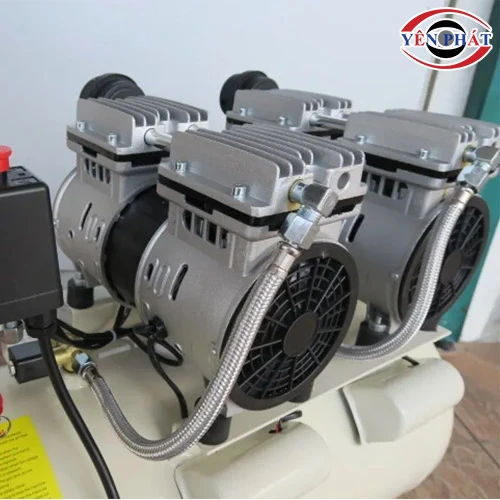 Máy nén hơi mini không dầu giảm âm Wing TW-OF750X2-50 6