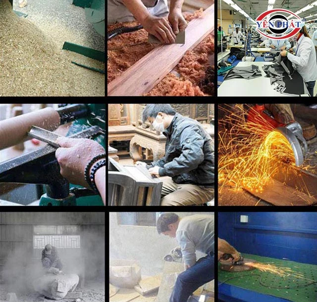 ứng dụng của máy hút bụi công nghiệp túi vải