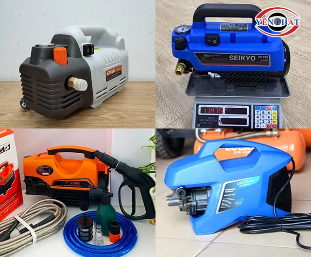 Mẫu máy xịt rửa xe mini Trung Quốc