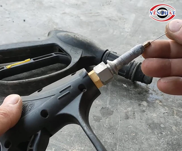 sửa súng của máy rửa xe