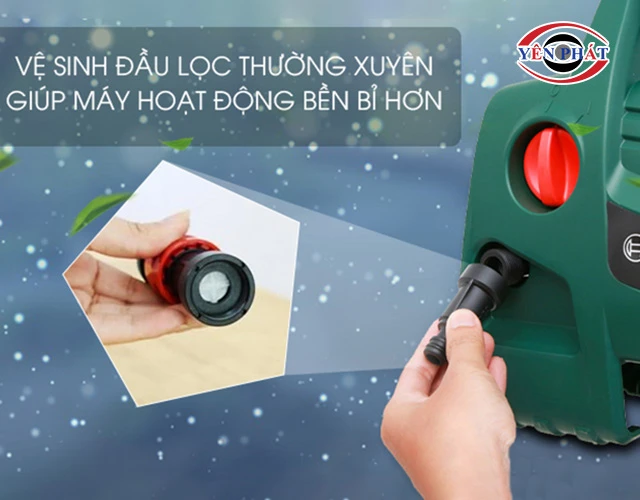 vệ sinh bộ lọc nước thường xuyên