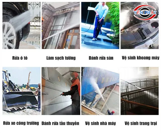 Các ứng dụng máy rửa xe Bạc Liêu