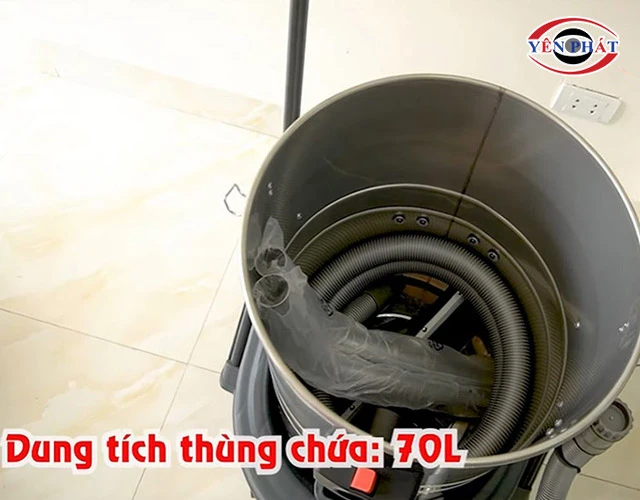thùng chứa máy hút bụi 70L