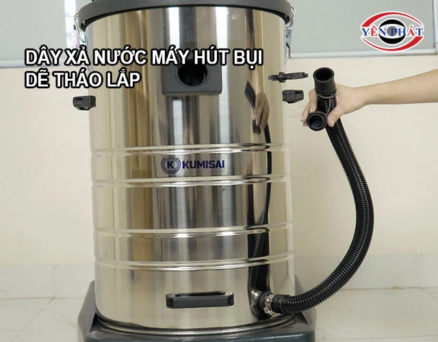 van xả máy hút bụi công nghiệp 70l