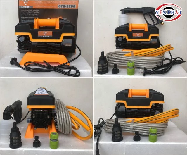 Máy rửa xe Catorex xịt rửa mạnh mẽ