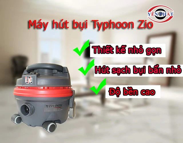 Máy hút bụi 10L Typhoon Zio