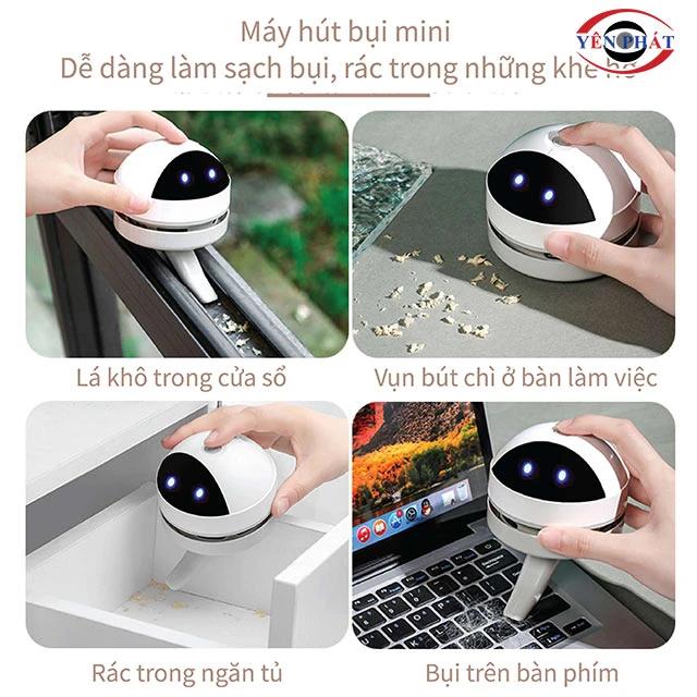 máy hút bụi để bàn dễ sử dụng