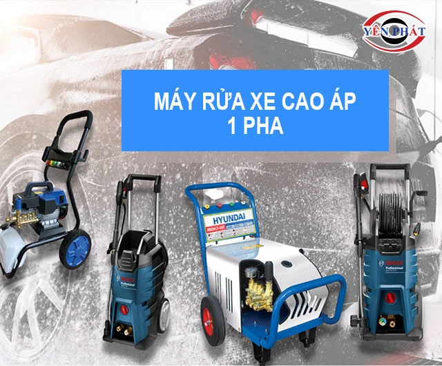 Top 6+ Máy rửa xe 1 pha: Sạch sâu, Mạnh mẽ, Giá cực rẻ