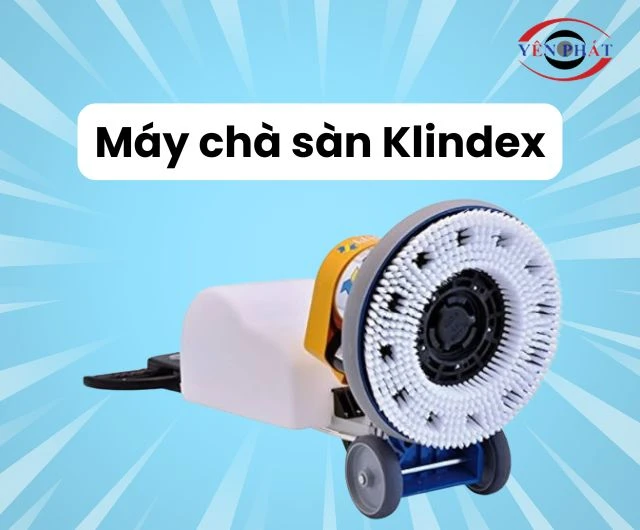 Máy chà sàn Klindex: Thiết kế thông minh, Dễ vận hành