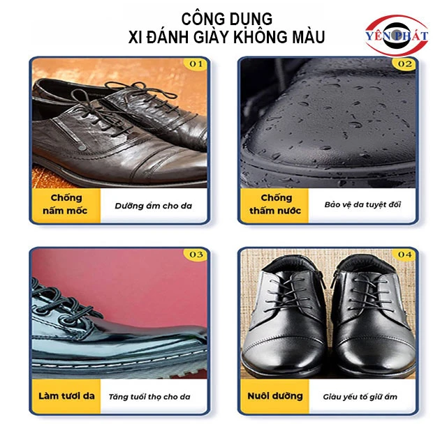 công dụng của xi không màu