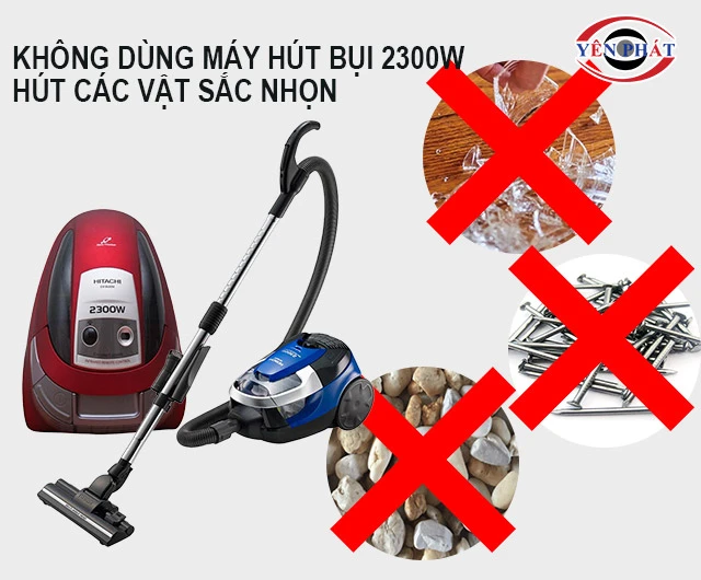 mẹo sử dụng máy hút bụi 2300W