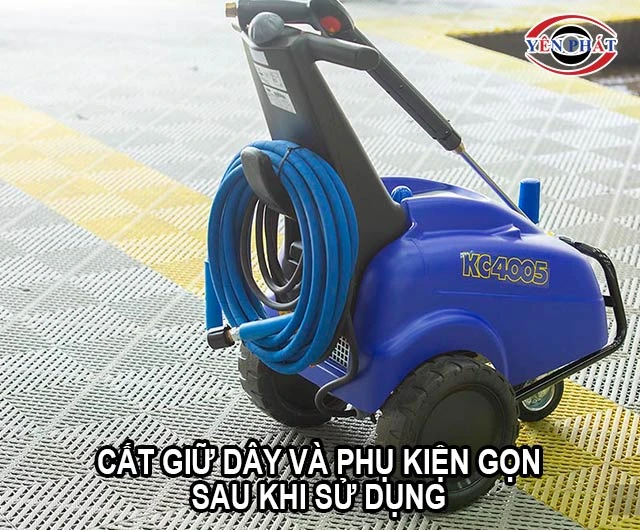 cất giữ phụ kiện sau khi dùng gọn gàng