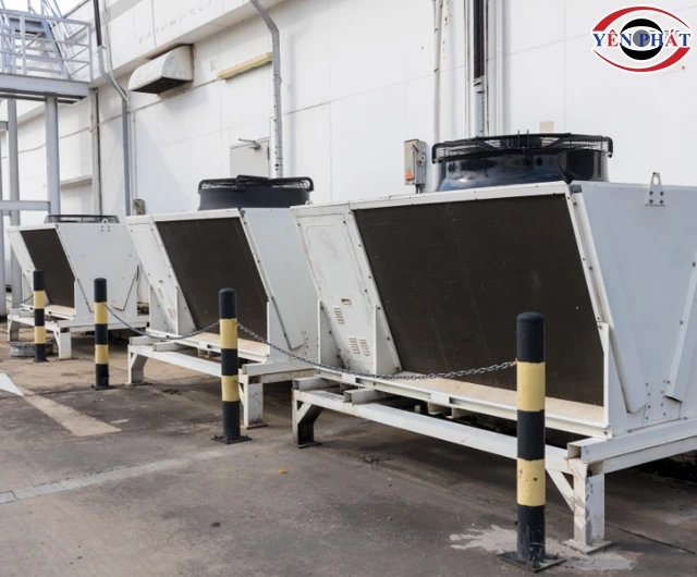 Ứng dụng chiller giải nhiệt gió 