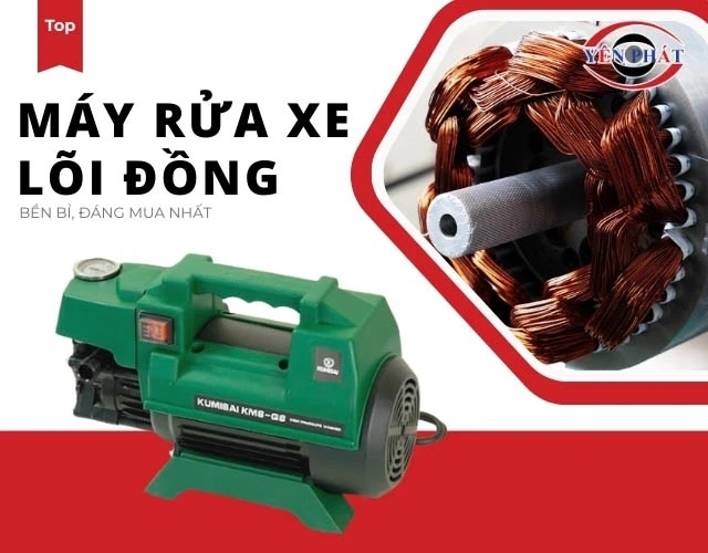 máy rửa xe lõi đồng