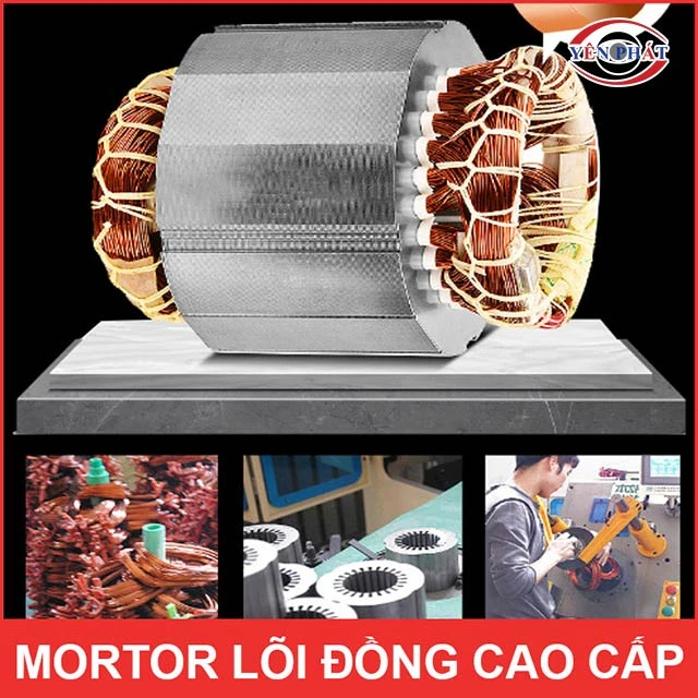 động cơ lõi đồng của máy rửa xe Hitachi