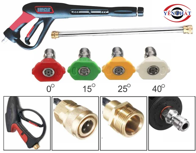 Chọn chế độ phun và đầu phun máy rửa xe ô tô công nghiệp JET250-5,5T4