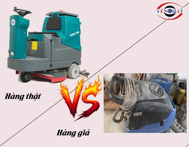 Phân biệt máy chà sàn thật giả