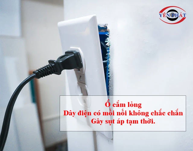 tín hiệu máy nhận được không ổn định, dẫn đến báo lỗi E1.