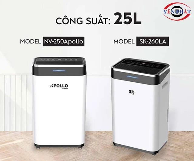 Top 5+ Máy hút ẩm 25L: Giá rẻ, Thiết kế đẹp, Đáng mua