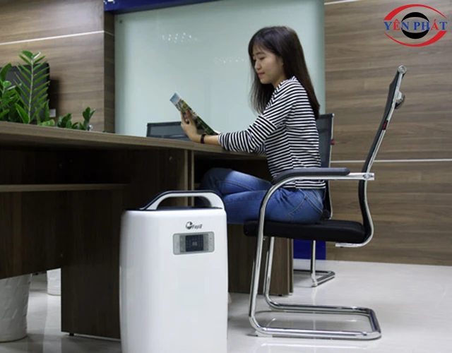 không gian sử dụng máy hút ẩm
