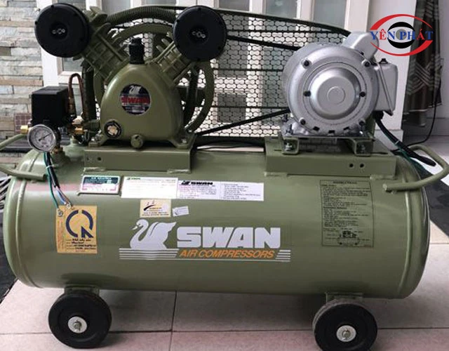 máy nén khí Swan trang bị đầu nén bằng gang nguyên khối