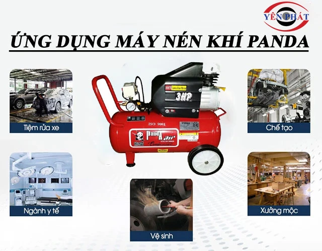 Ứng dụng thực tế của Máy Nén Khí Panda