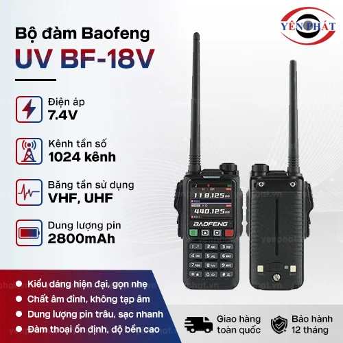 Máy bộ đàm Baofeng UV BF-18V 2