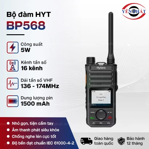 Bộ đàm liên lạc HYT BP568 2