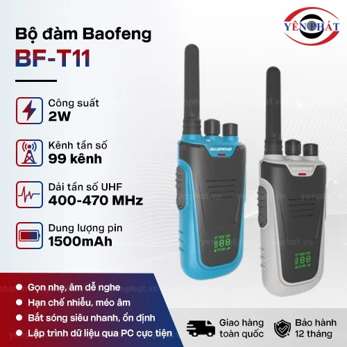 Bộ đàm cầm tay Baofeng BF-T11 2