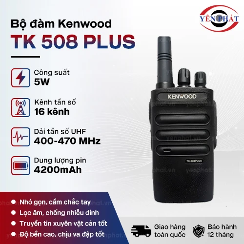 Máy bộ đàm Kenwood TK 508 Plus 2