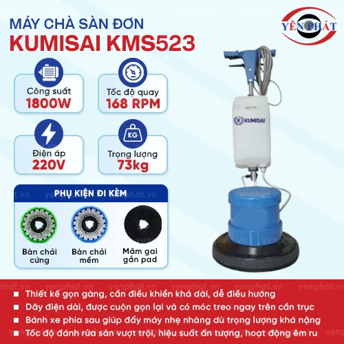 Máy chà sàn công nghiệp Kumisai KMS523 2