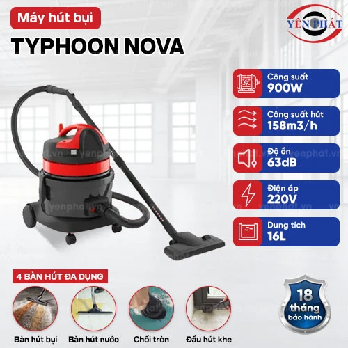Máy hút bụi khô TYPHOON NOVA 2