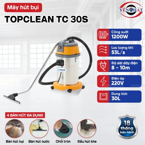 Máy hút bụi TopClean TC 30S 2