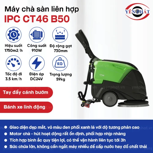 Máy chà sàn liên hợp IPC CT46 B50 2