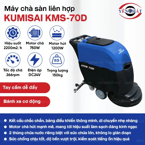 Máy chà sàn liên hợp Kumisai KMS-70D 2