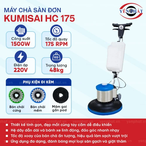 Máy chà sàn Kumisai HC 175 2