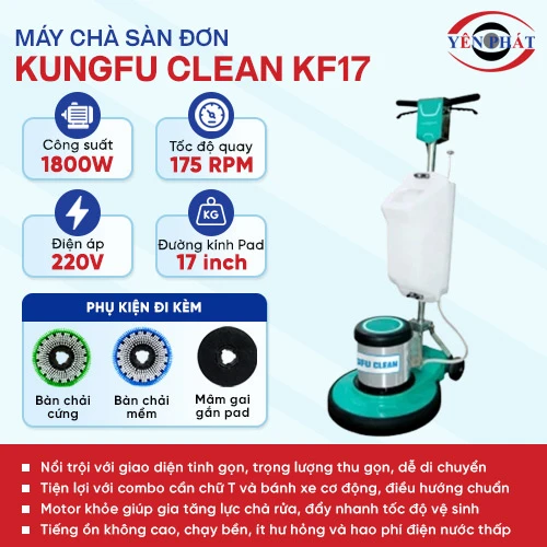 Máy chà sàn tạ Kungfu Clean KF17 2