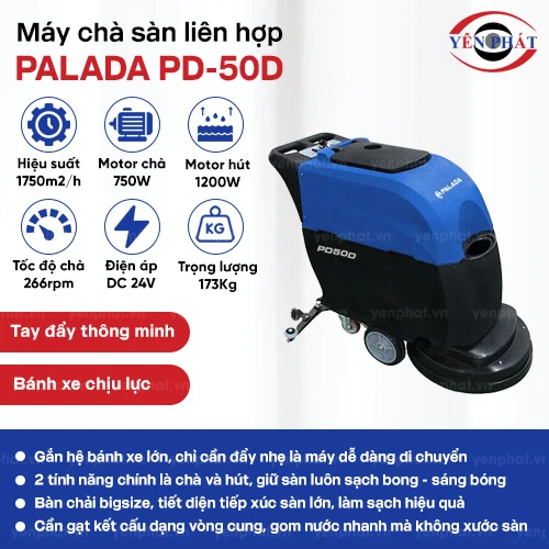 Máy chà sàn liên hợp Palada PD-50D 2