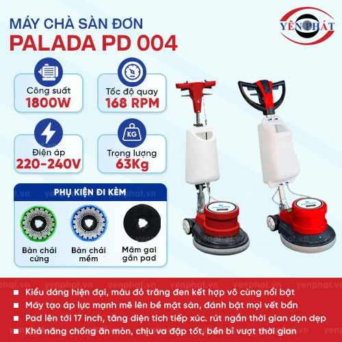 Máy chà sàn tạ Palada PD 004 2