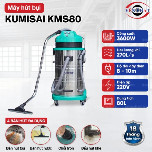 Máy hút bụi Kumisai KMS80 2