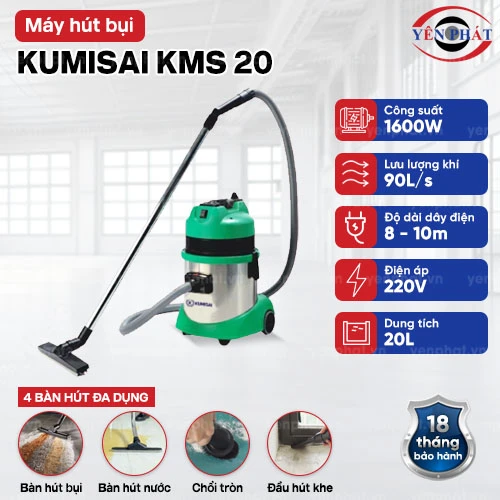 Máy hút bụi Kumisai KMS 20 2