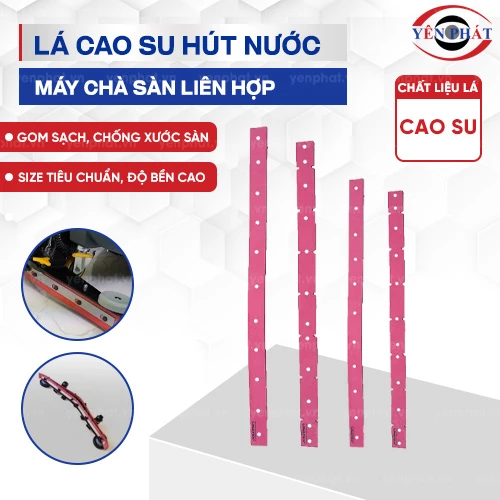 Lá cao su hút nước máy chà sàn liên hợp 2