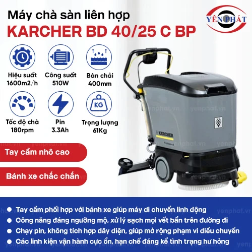 Máy chà sàn Karcher BD 40/25 C Bp 2