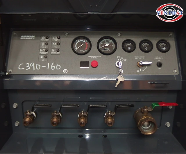 bảng điều khiển máy nén khí Airman PDS390S