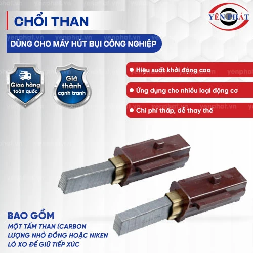 Chổi than máy hút bụi nhà xưởng 2